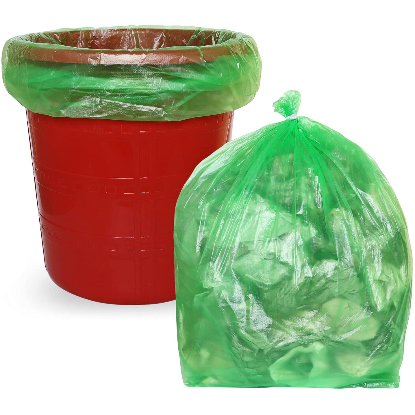 G 1 Disposable Garbage/Dustbin Bags | Medium Size (Multicolour)