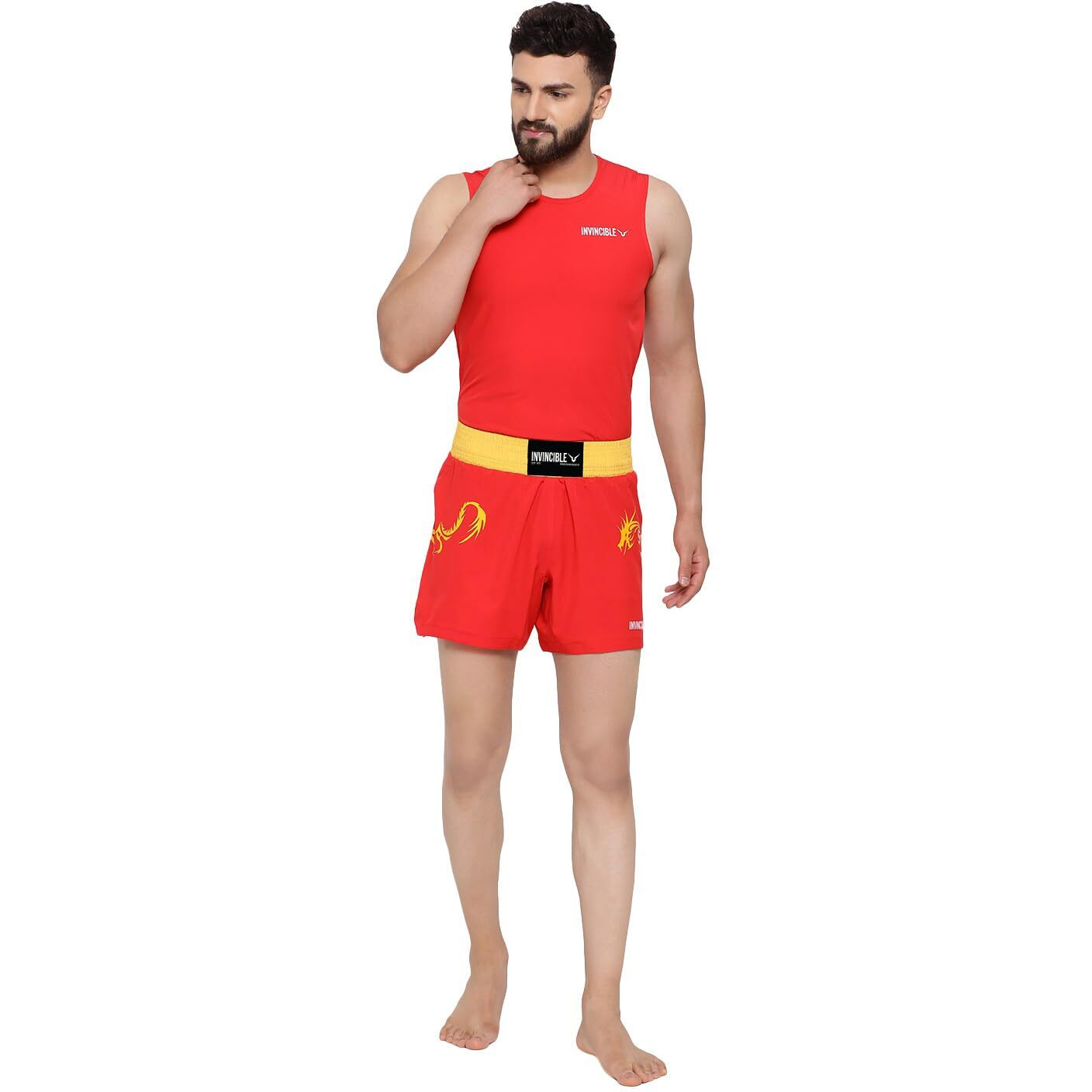 Invincible Mens Feather Weight Stretch Wushu Kit
