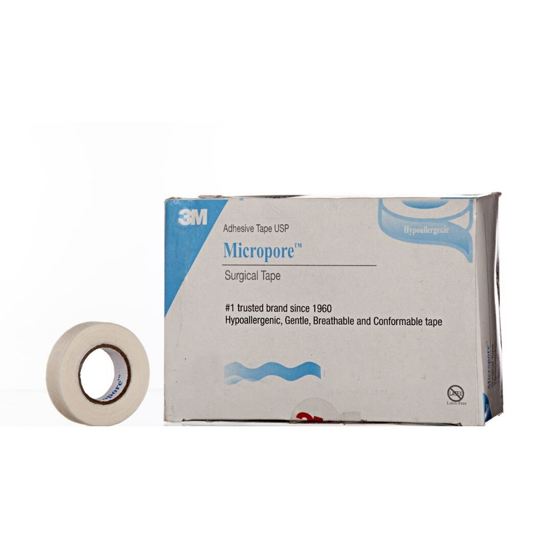 3M Littman 1530-1 Micropore Tape, 2.5 Cm X 9.14 M - Pack Of 12 (Dl Reqd)
