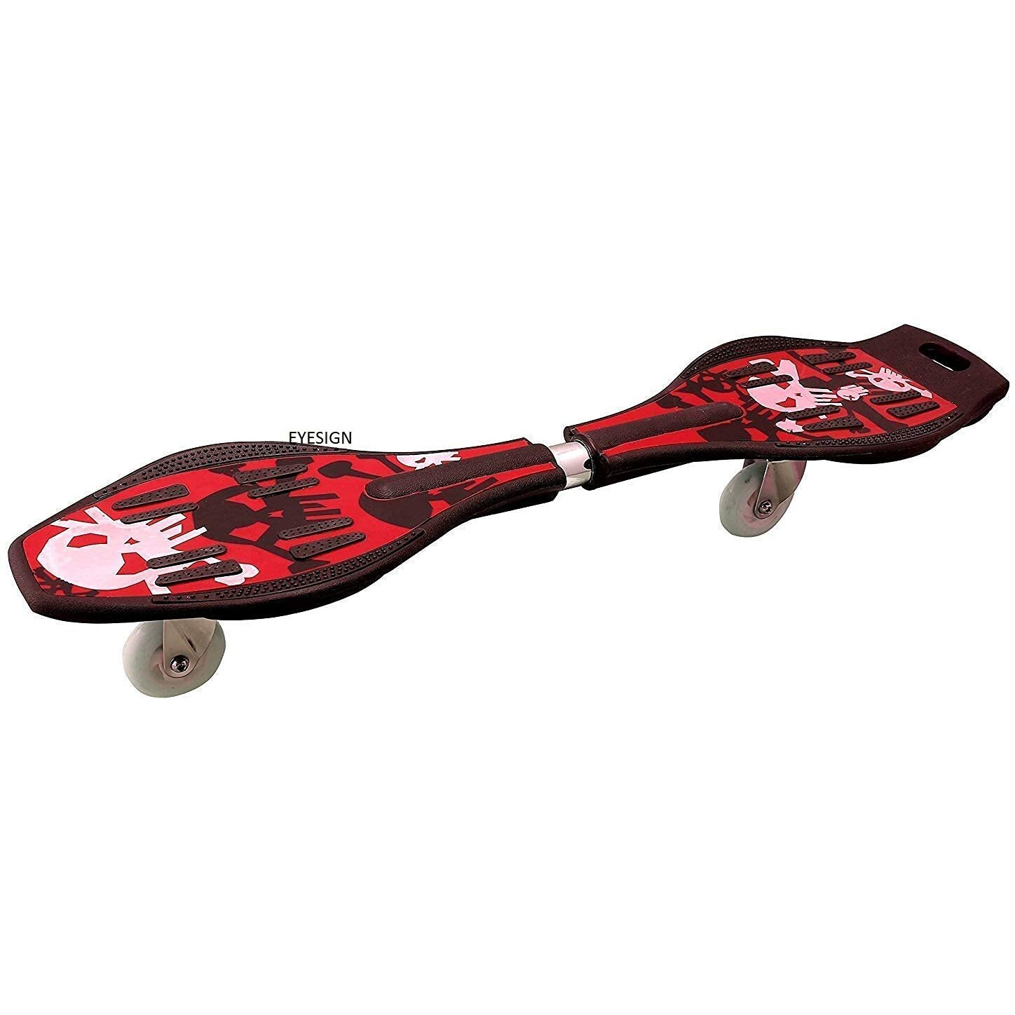Eyesign Waveboard Skateboard With Carry Bag, With 80Mm Illuminating Pu Wheels 34 Inch X 9 Inchskateboard Mix Character