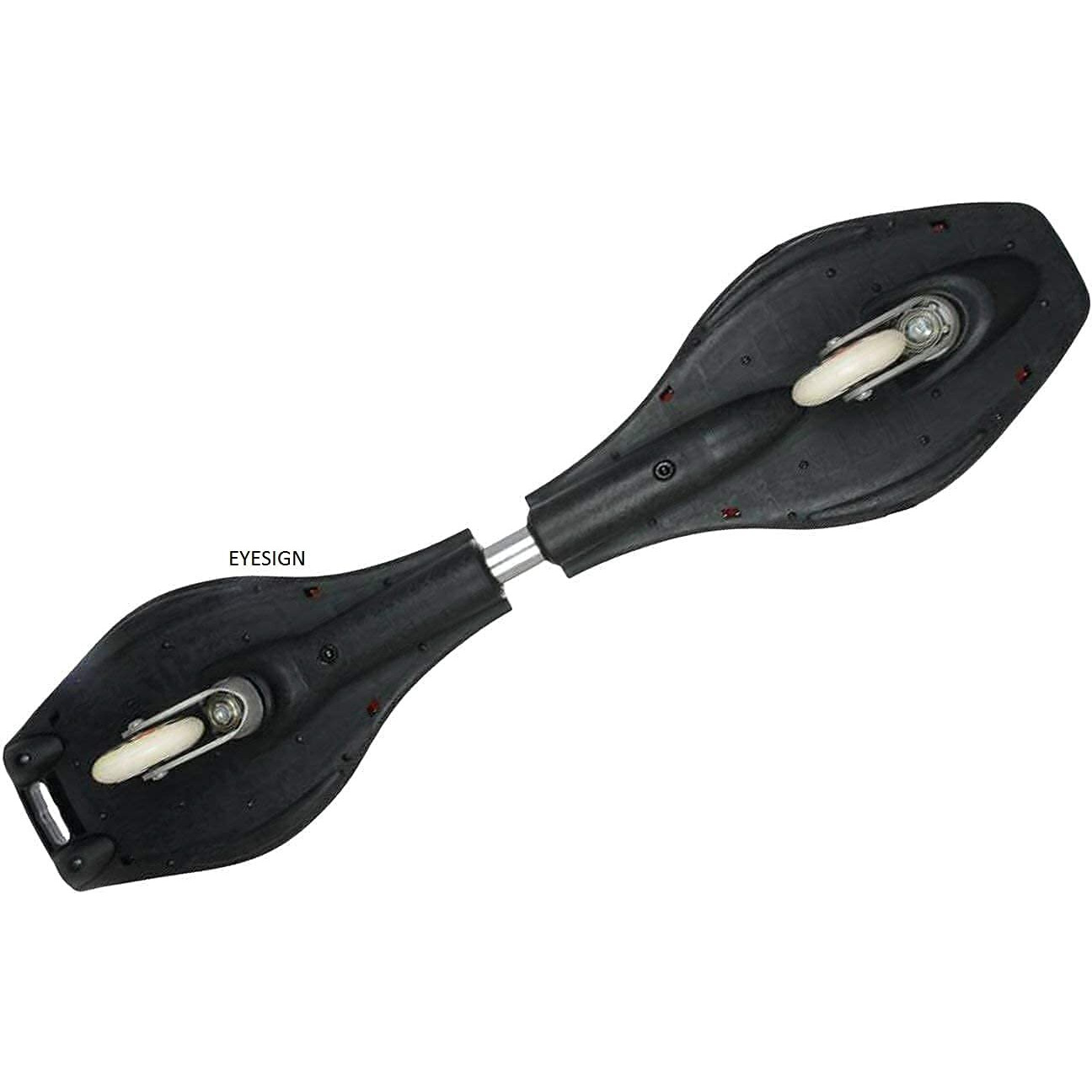 Eyesign Waveboard Skateboard With Carry Bag, With 80Mm Illuminating Pu Wheels 34 Inch X 9 Inchskateboard Mix Character