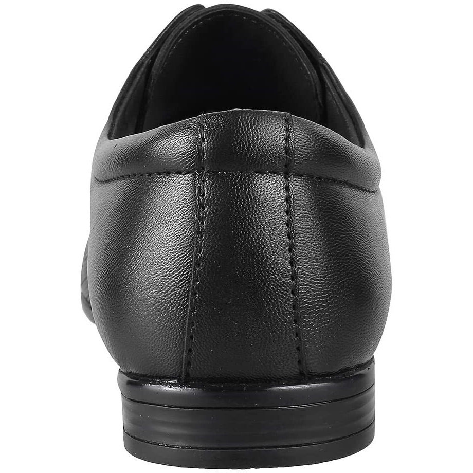 Mochi Men's Black Formal Stitch Detail Textured Stylish Lace Up Shoes Uk/7 Eu/41 (19-6617)