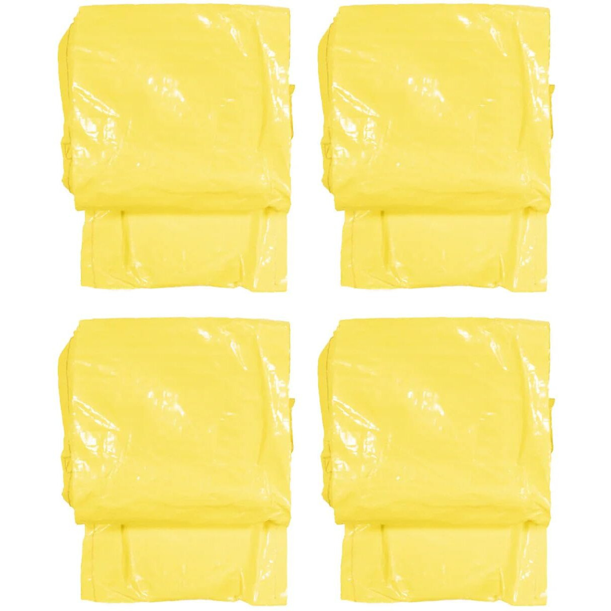 Fitfix Underwater Slalom Training Strips  Set Of 4 | 150 Cm Laminated Yellow Strips With Ballast & Foam | Floating Seaweed Effect For Swim Training & Fun | Durable, Portable & Easy To Set Up