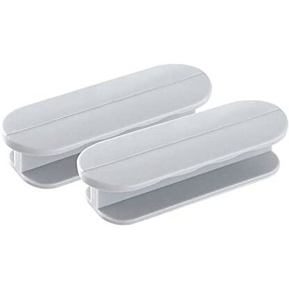 Dhvsam Adhesive Cabinet Handles, Self-Stick Instant Cabinet Handles Alloy No Drilling Push Pull Handles Helper For Kitchen Cabinet Drawer Window Sliding Closet (Grey, 2 Pcs)