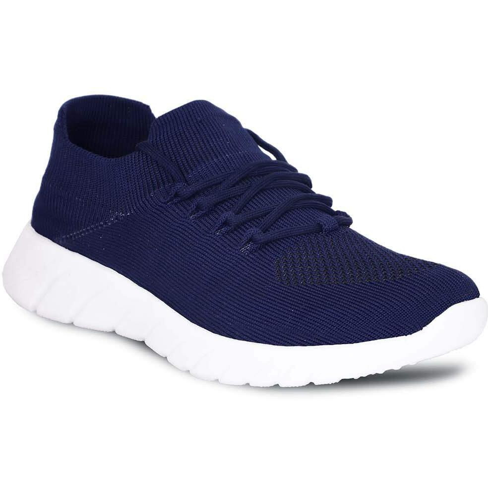 Aadi Men's Navy Blue Mesh Outdoor Casual Shoes