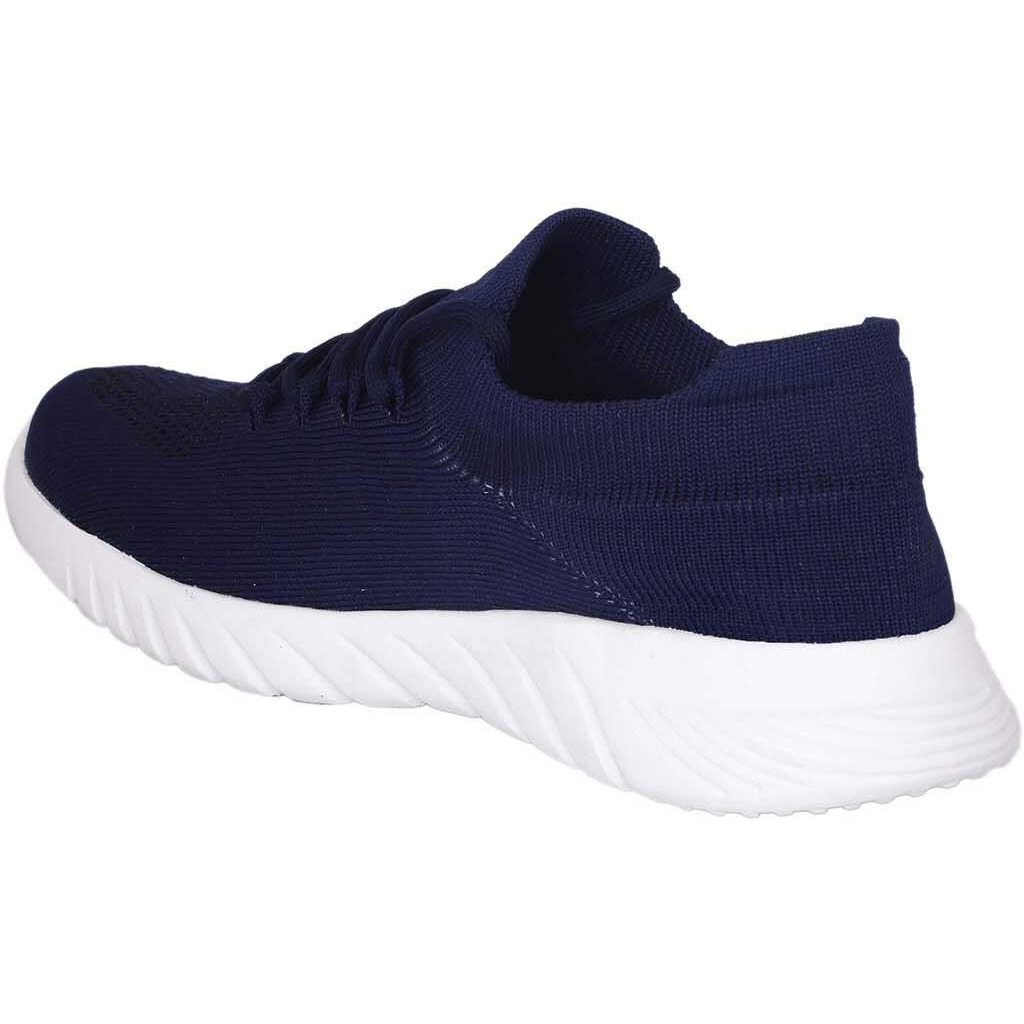 Aadi Men's Navy Blue Mesh Outdoor Casual Shoes