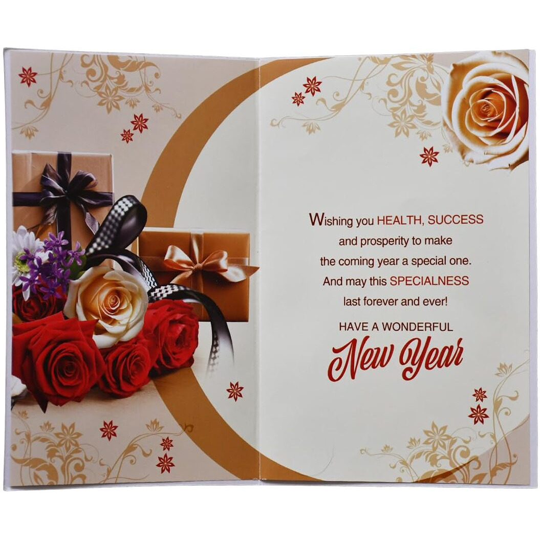 Saugat Traders New Year Gift For Girlfriend, Wife - Greeting Card, Women Hand Wallet And Love Keychain - Love - Useful Gift