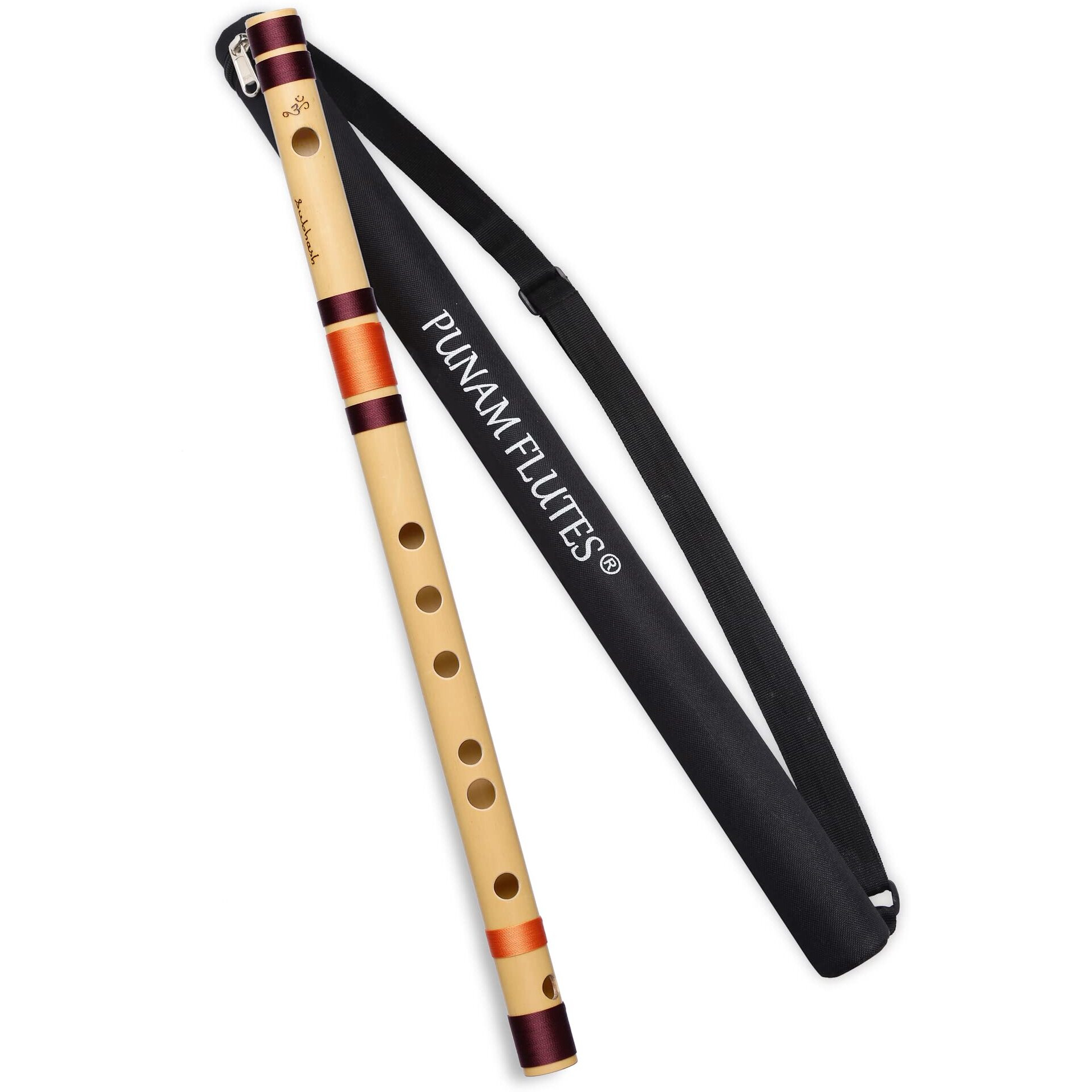 Punam Flutes D Natural Medium Left Hand Size 17.3 Inches