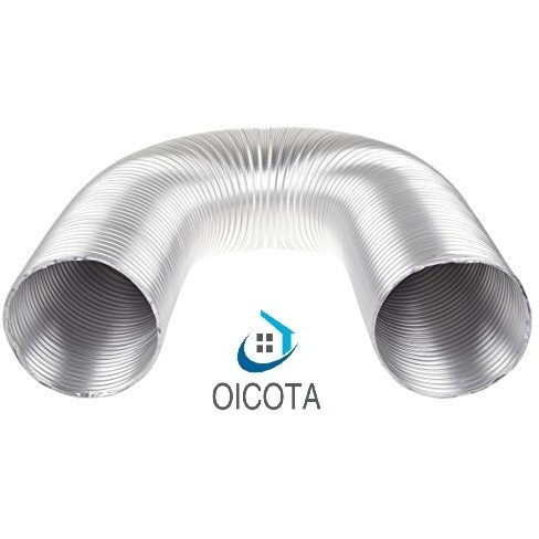 Oicota Chimney Exhaust Pipe Expended Upto 10 Ft (6 Inch Pipe With Cowl Cover)