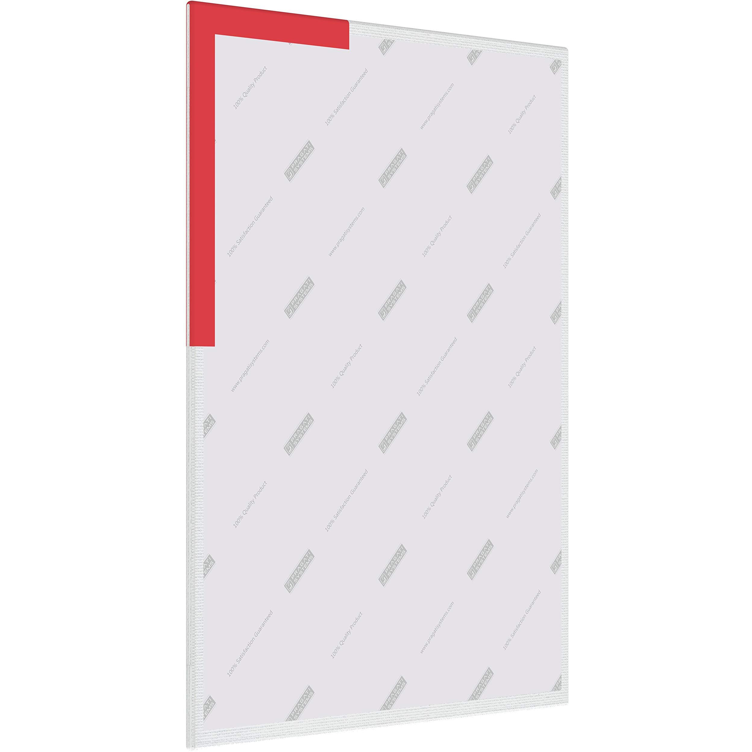 Pragati Systems Medium Grain 18X24 Inch 7 Oz. Primed Canvas Board For Painting Cp1824, White (Pack Of 4)