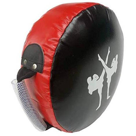 Lew Muay Thai Mma Kickboxing Pu Training Focus Pads Round Shield