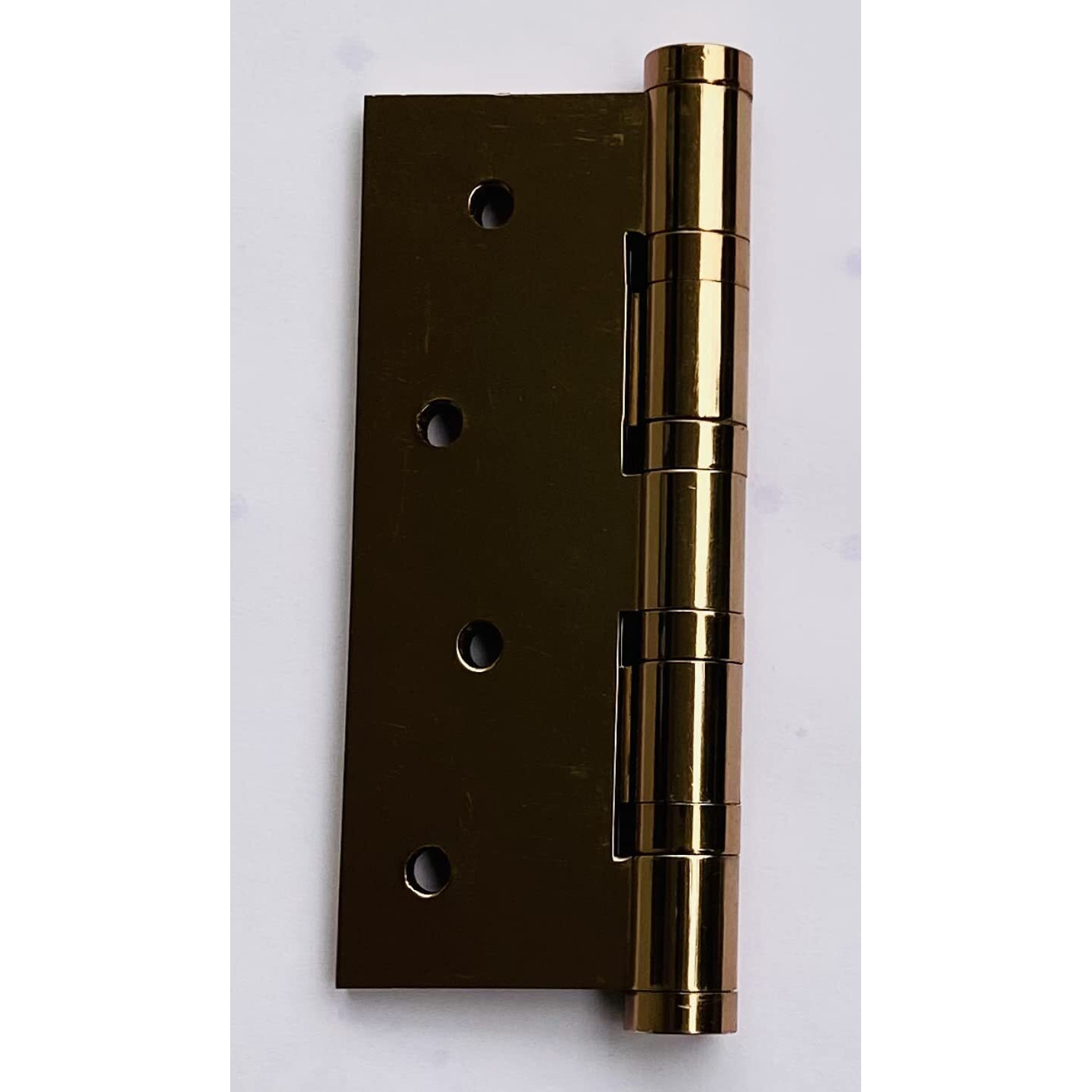 Brask Brass Ball Bearing Hinges 4" X 3 X 3 Mm (Pack Of 3) (Rose Gold Finish)