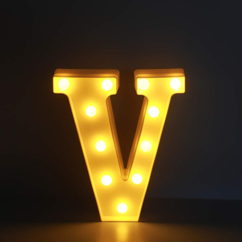 Perfect Pricee Powered Led Marquee Letter Lights, Warm White (V)