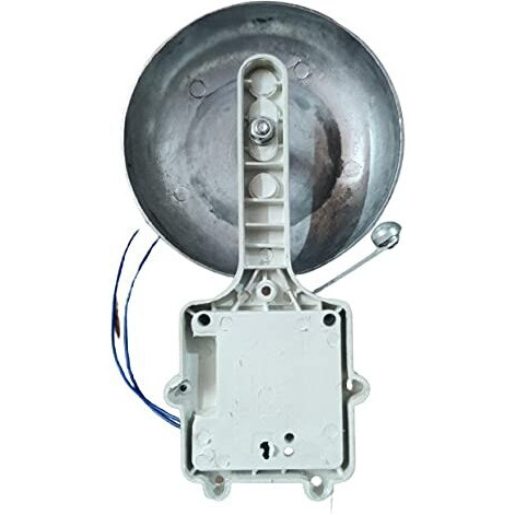 Mme Electrical Industrial Steel Gong Bell (15 Inch, Grey)