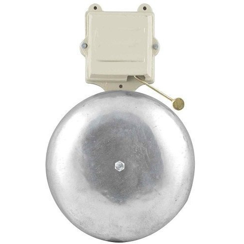 Mme Electrical Industrial Steel Gong Bell (15 Inch, Grey)