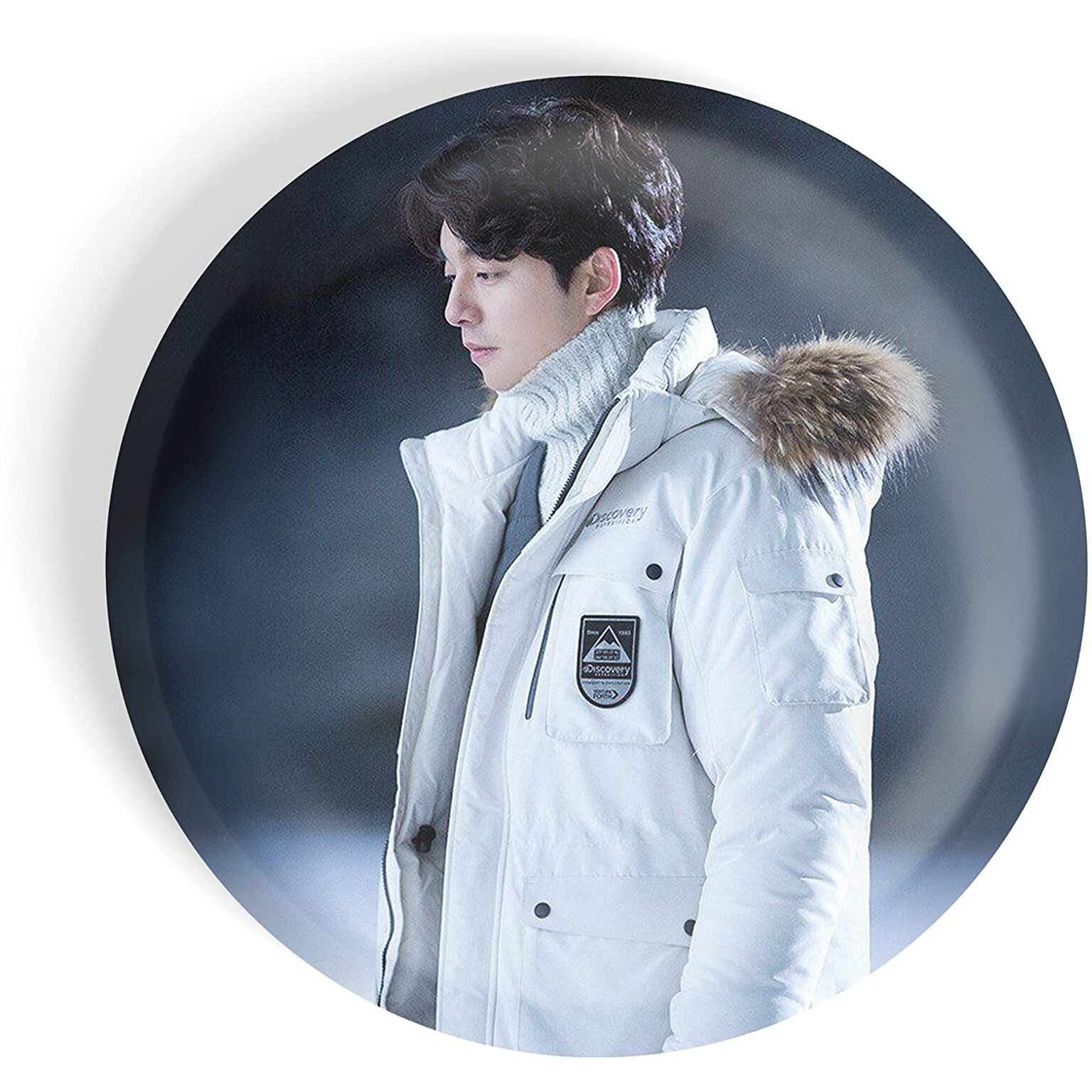 Dhcrafts Pin Badges K-Drama Korean Actor Multicolour Gong Yoo D10 Glossy Finish Design Pack Of 1