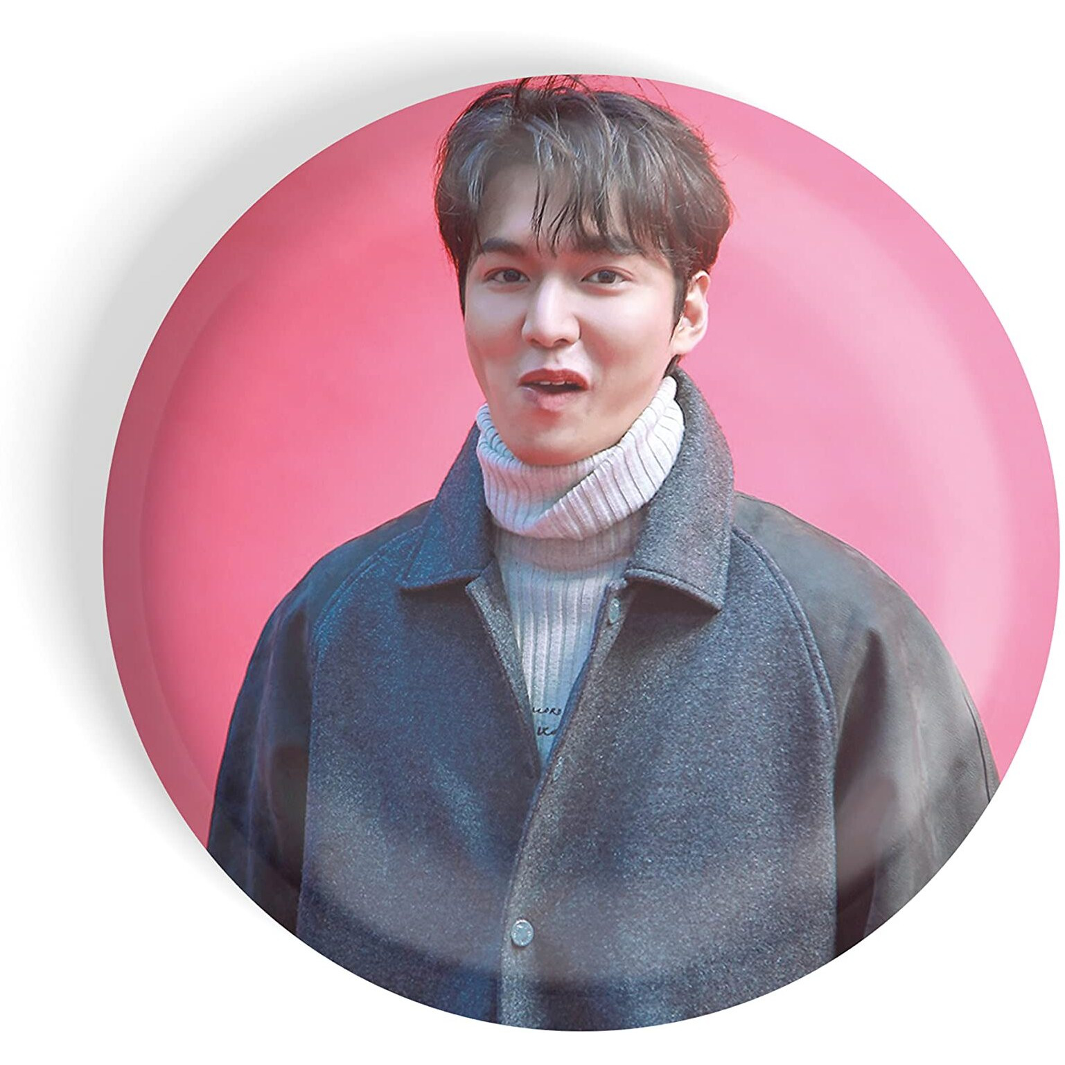 Dhcrafts Pin Badges K-Drama Korean Actor Multicolour Lee Min-Ho D5 Glossy Finish Design Pack Of 1