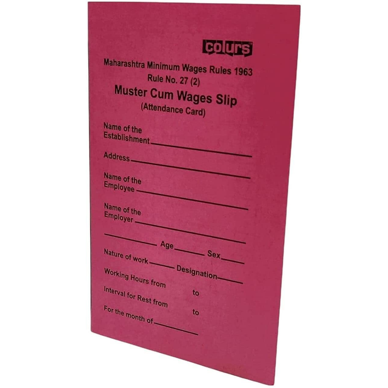 Nssp Large Attendance -Pack Of 500 Pices