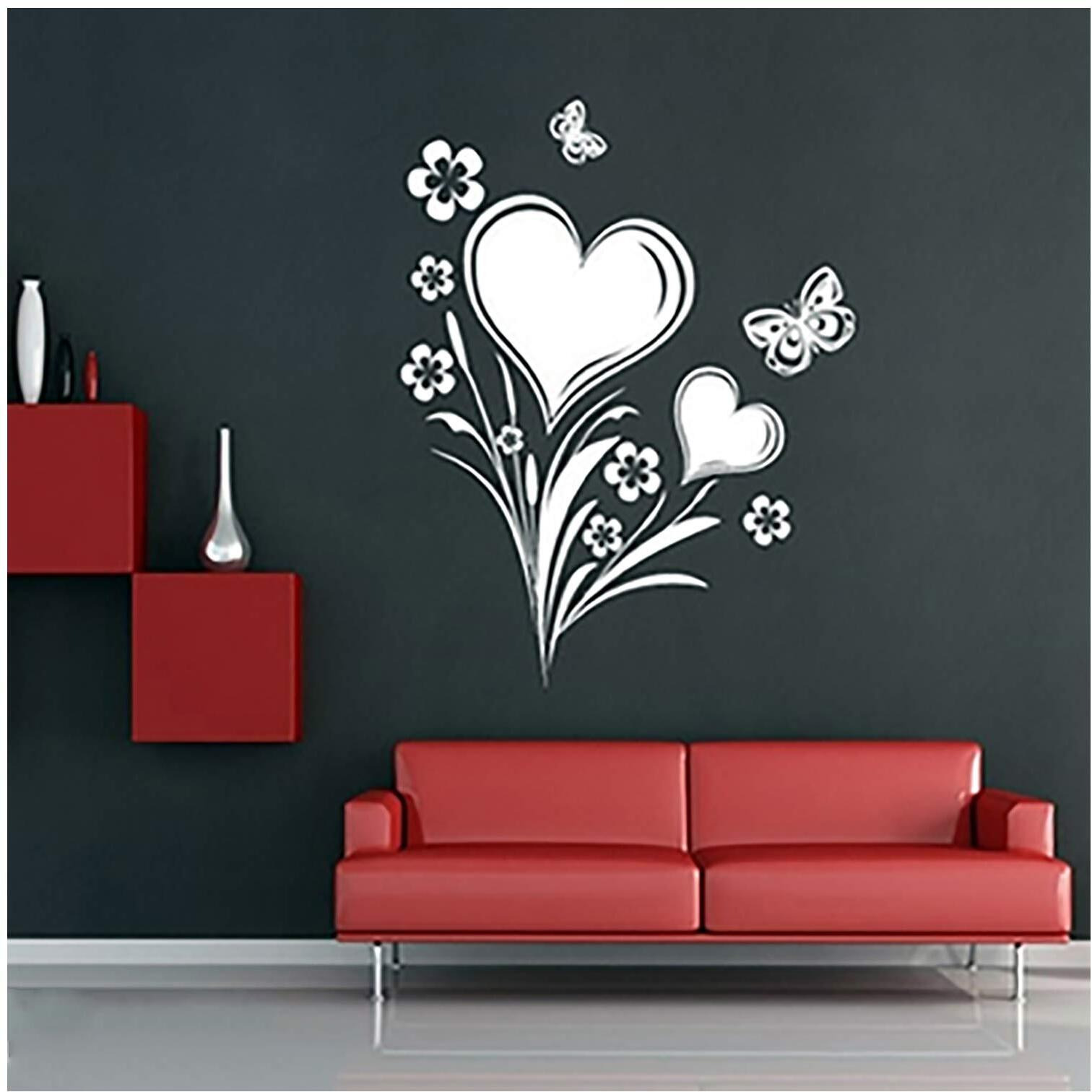 Yms Lovefeeder Reusable Diy Wall Stencils For Home Wall Decor (Pvc, 24-Inch X 40-Inch)