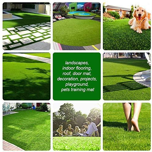 Bombay Dreams 45 Mm High Density Lawn Carpet | Artificial Premium Grass Lawn Turf | Indoor & Outdoor Use | Washable Grass, Dust & Waterproof Mat | Skin Friendly (Size - 3.3 X 8 Feet)