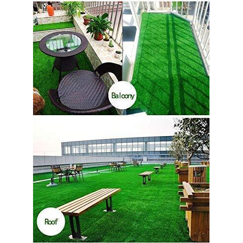 Bombay Dreams 45 Mm High Density Artificial Lawn | Premium Grass Lawn Turf | Indoor & Outdoor Usecarpet Mat | Dust & Waterproof | Skin Friendly | Artificial Lawn Carpet Mat (Size - 6.5 X 7 Feet)
