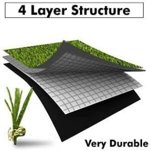 Bombay Dreams 45 Mm High Density Grass Carpet | Artificial Premium Lawn Turf | Indoor & Outdoor Use | Washable, Dust & Waterproof Mat | Skin Friendly (Size - 6.5 X 2 Feet)