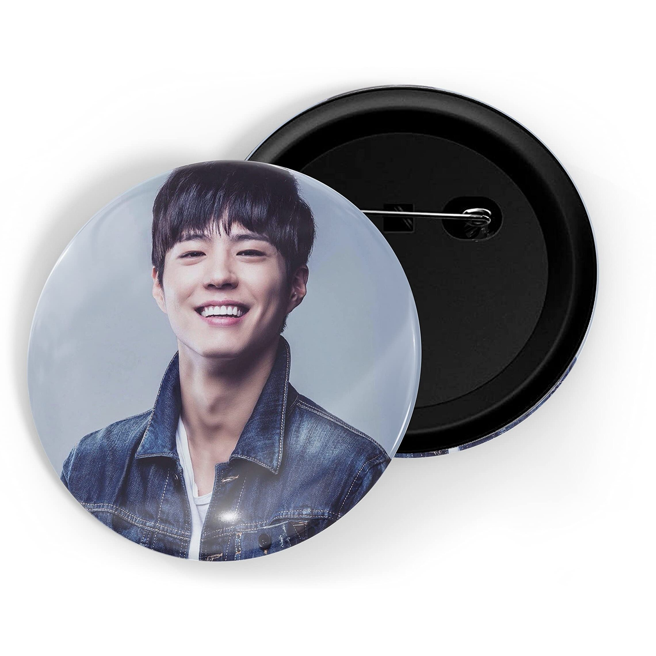 Dhcrafts Pin Badges K-Drama Korean Actor Multicolour Park Bo-Gum D9 Glossy Finish Design Pack Of 1