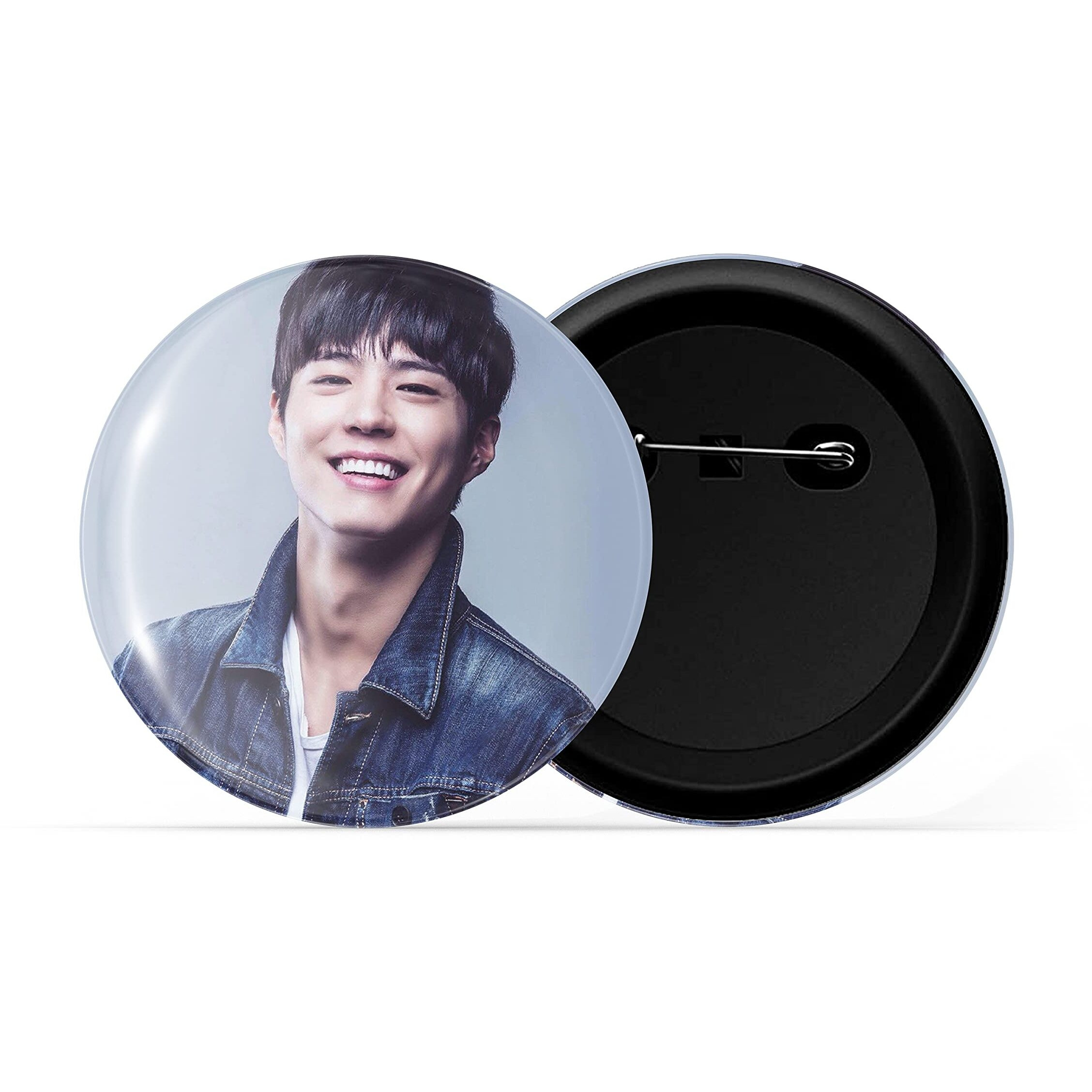 Dhcrafts Pin Badges K-Drama Korean Actor Multicolour Park Bo-Gum D9 Glossy Finish Design Pack Of 1