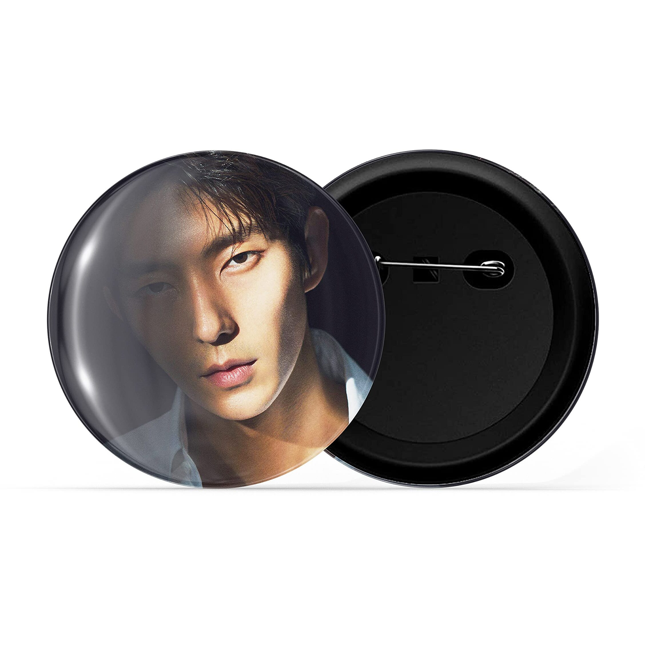 Dhcrafts Pin Badges K-Drama Korean Actor Multicolour Lee Joon-Gi D1 Glossy Finish Design Pack Of 1