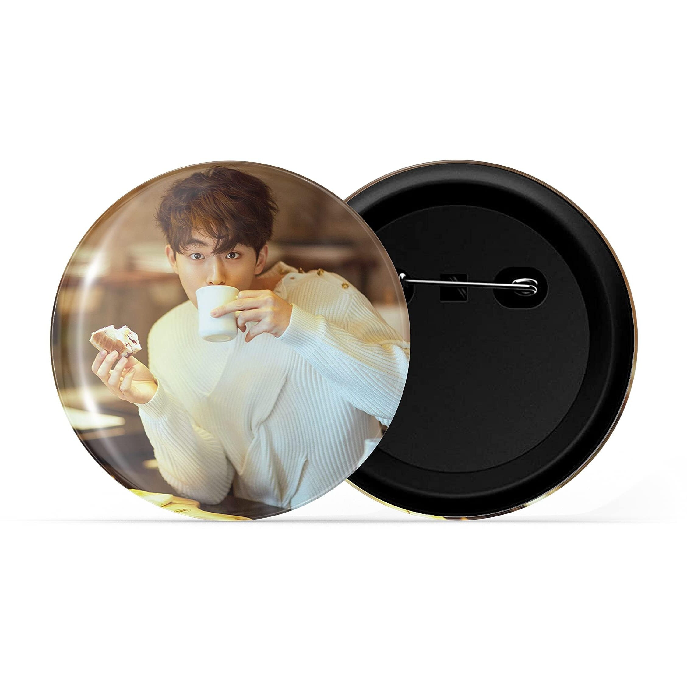 Dhcrafts Pin Badges K-Drama Korean Actor Multicolour Nam Joo-Hyuk D1 Glossy Finish Design Pack Of 1
