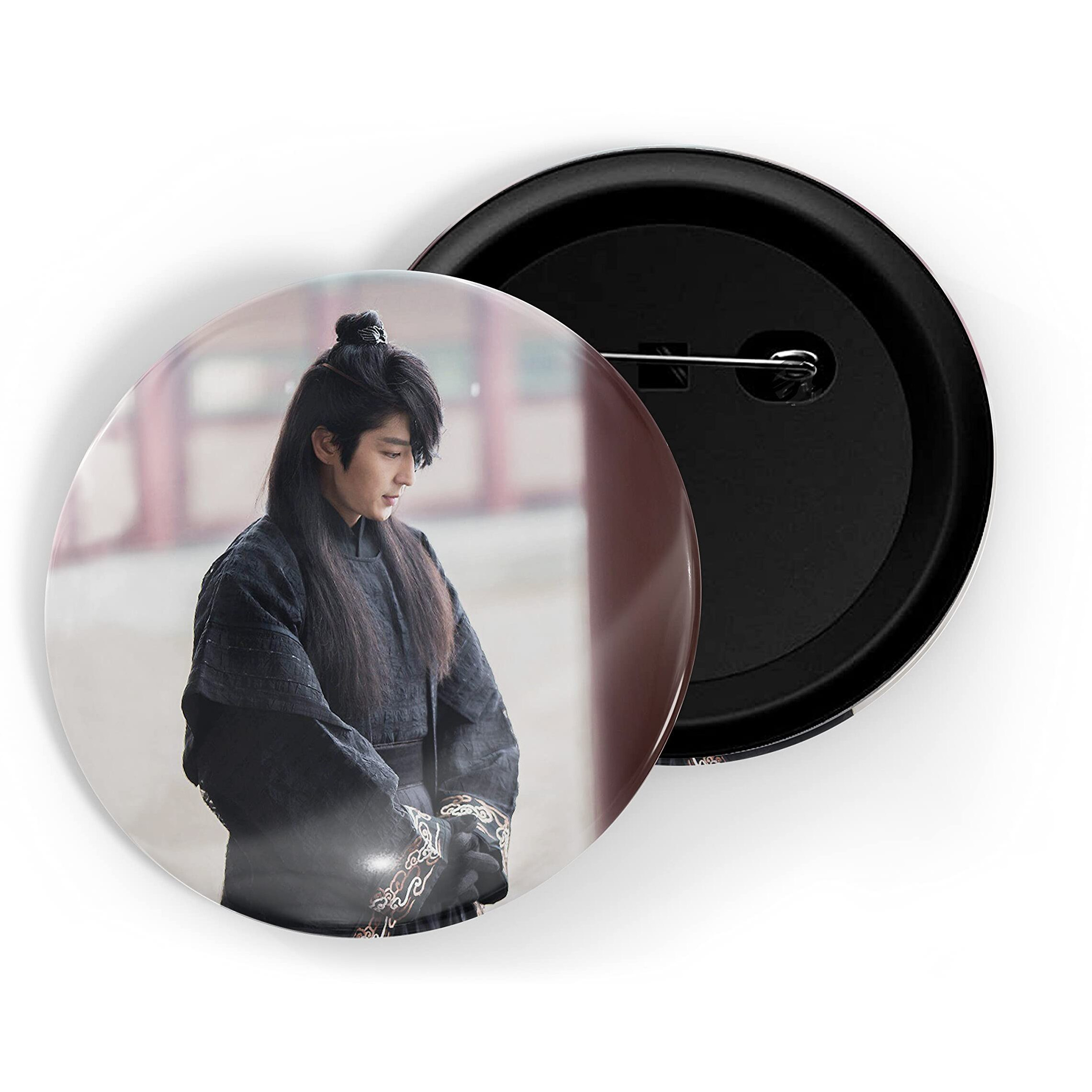 Dhcrafts Pin Badges K-Drama Korean Actor Multicolour Lee Joon-Gi D3 Glossy Finish Design Pack Of 1
