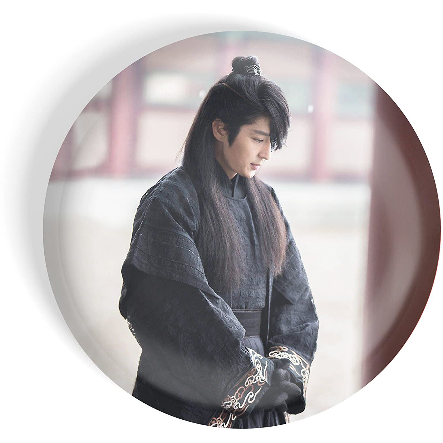 Dhcrafts Pin Badges K-Drama Korean Actor Multicolour Lee Joon-Gi D3 Glossy Finish Design Pack Of 1
