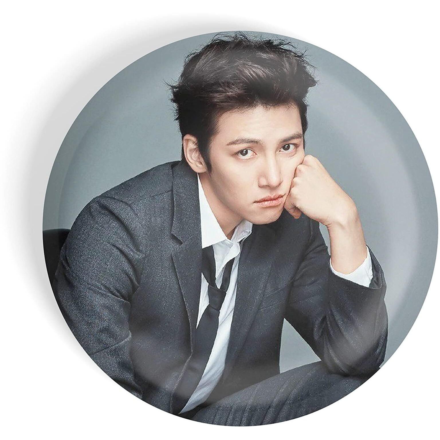 Dhcrafts Pin Badges K-Drama Korean Actor Multicolour Ji Chang-Wook D8 Glossy Finish Design Pack Of 1