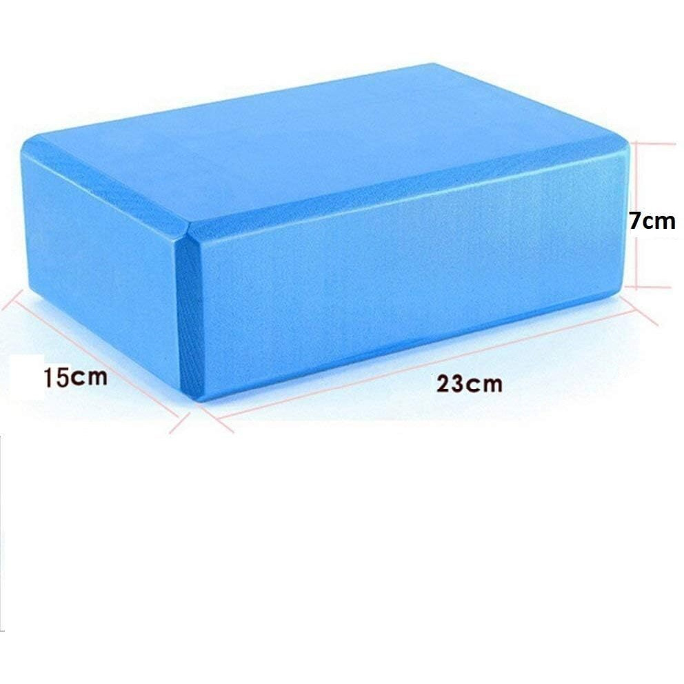Inditradition High Density Moisture-Proof Form Yoga Block Brick (Blue)