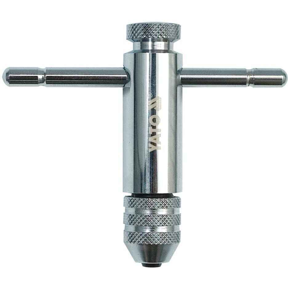 Yato Yt-2990 Ratchet Tap Wrench M5-M12 Tap Wrench Handle Tap Wrench Set Tap Wrench Adjustable Tap Wrennch 1/4 Steel Rust Resistance Chrome Finished Mechanical Automobile Industrial Tools Power Tools