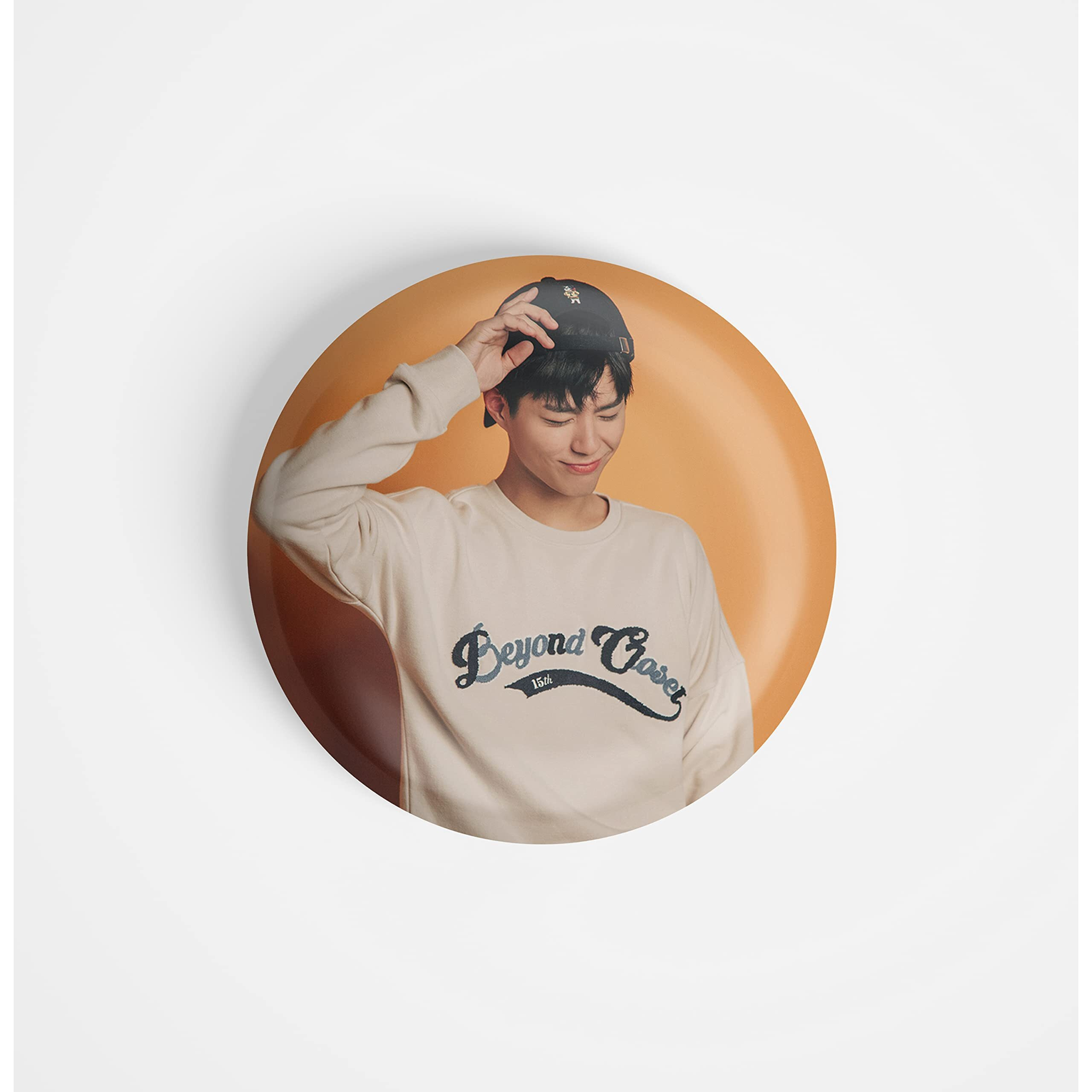 Dhcrafts Pin Badges K-Drama Korean Actor Multicolour Park Bo-Gum D4 Glossy Finish Design Pack Of 1