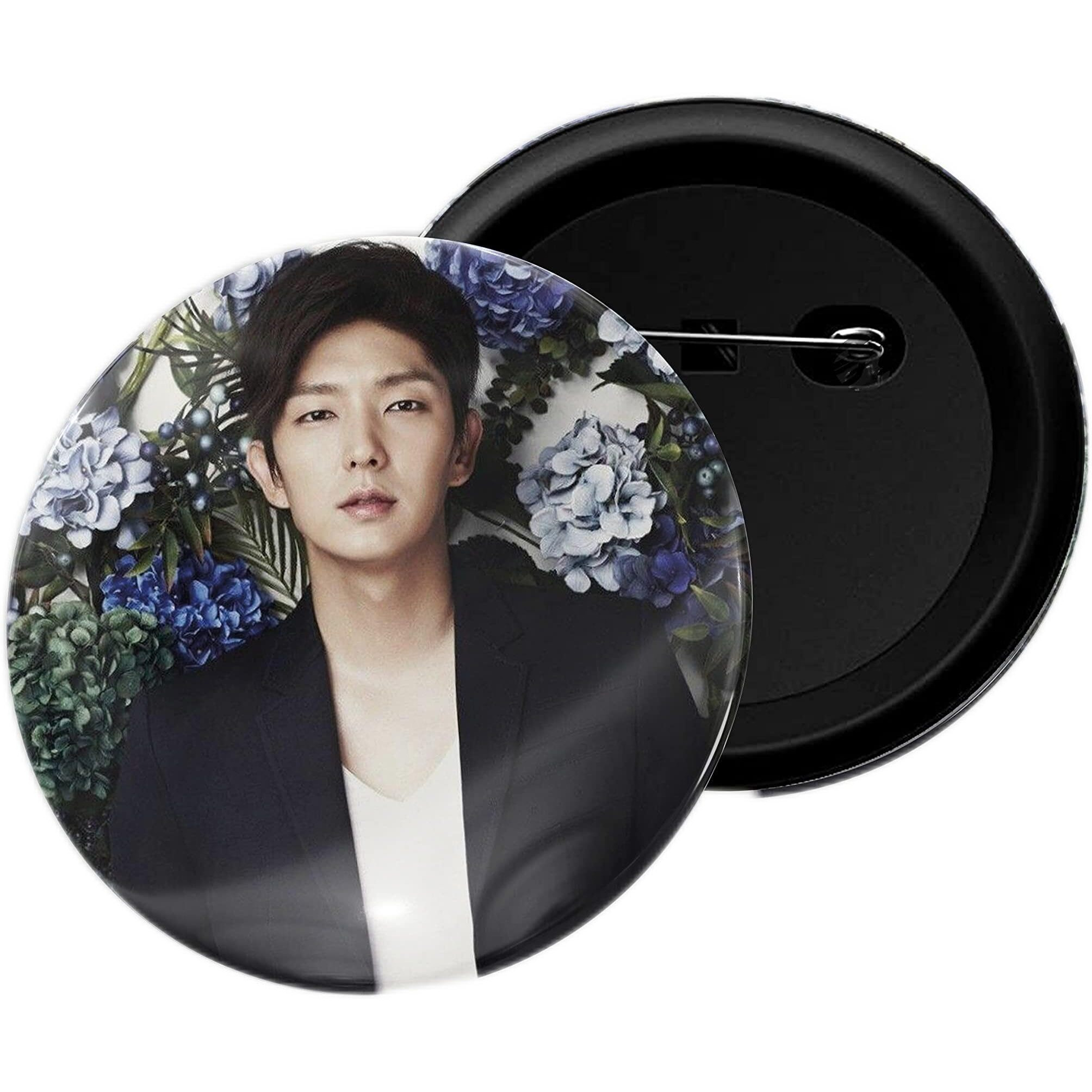 Dhcrafts Pin Badges K-Drama Korean Actor Multicolour Lee Joon-Gi D5 Glossy Finish Design Pack Of 1