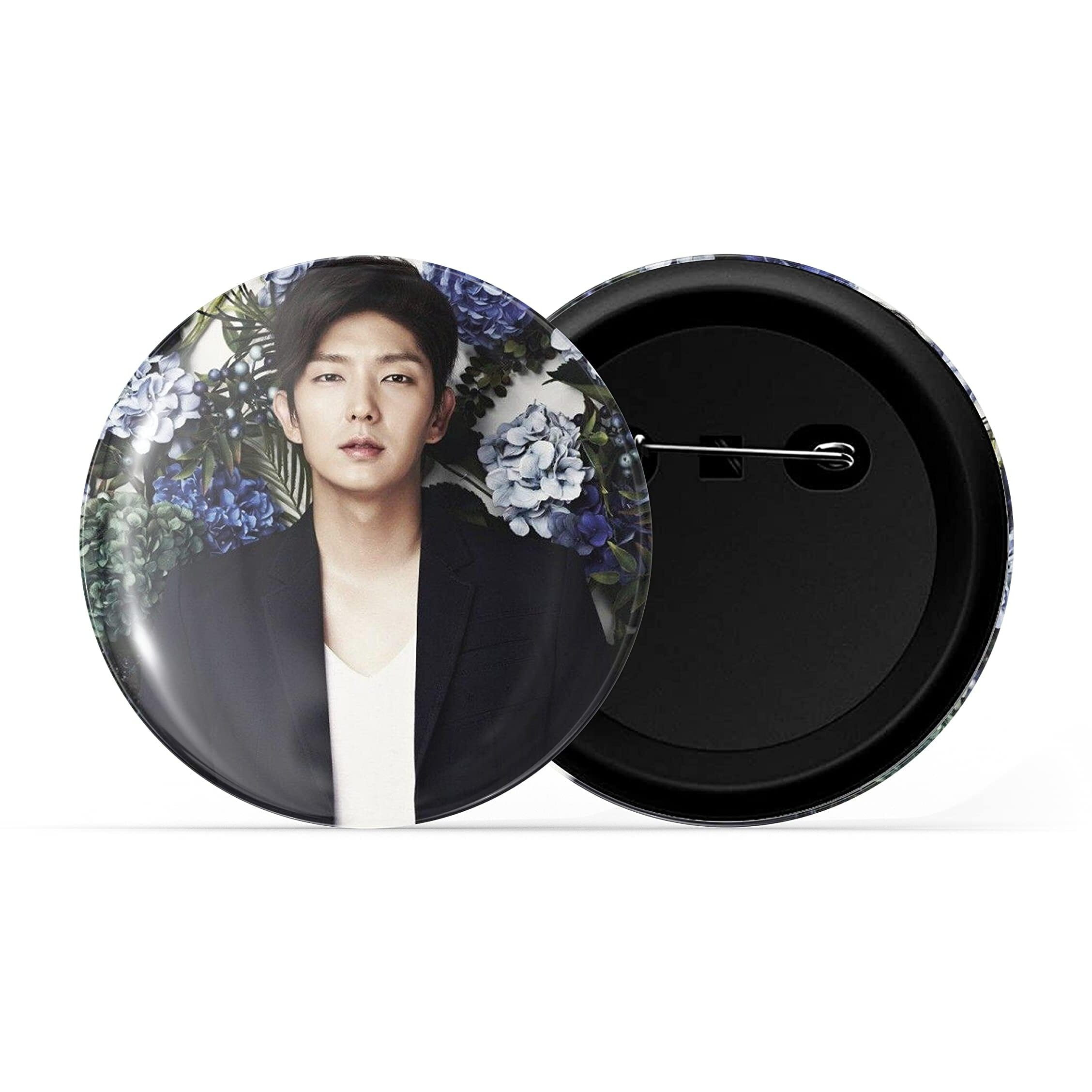Dhcrafts Pin Badges K-Drama Korean Actor Multicolour Lee Joon-Gi D5 Glossy Finish Design Pack Of 1