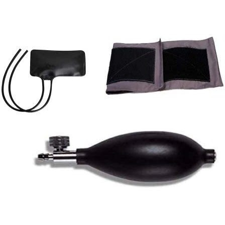 Auditech - Bp Monitor Cuff With Bladder[ Armlet ], Valve And Bulb For Diamond & Other Brands Bp [ Manual, Lcd, Led ] - Black