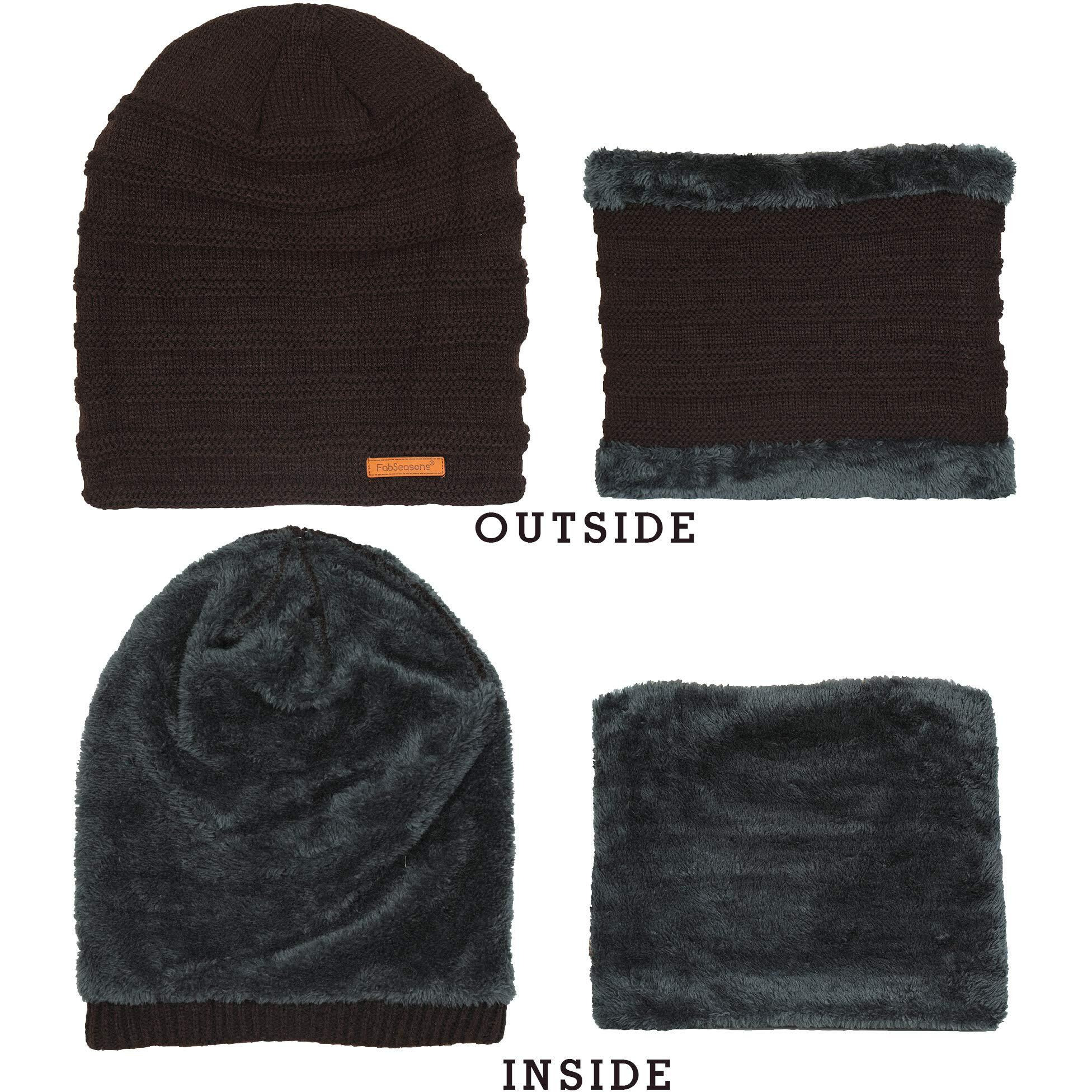 Fabseasons Unisex Acrylic Cap (Wc-Mc-11Darkbrown_Brown_Free Size)