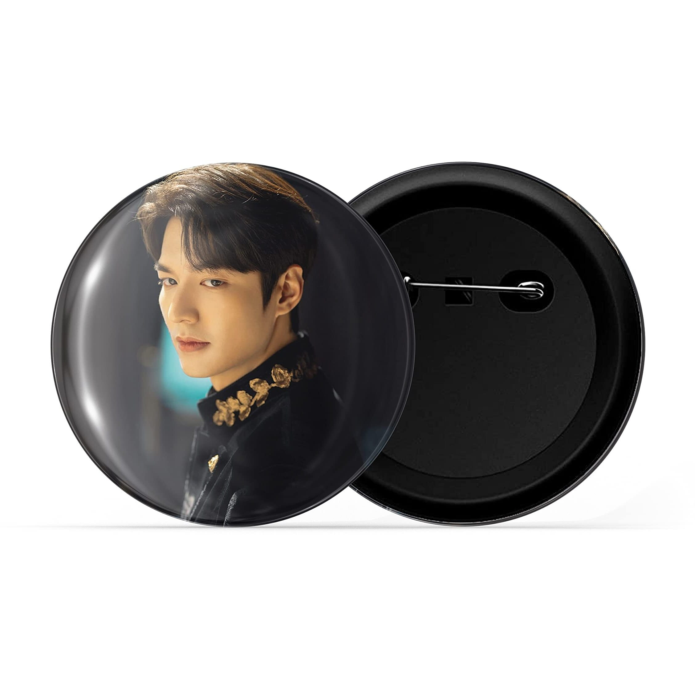 Dhcrafts Pin Badges K-Drama Korean Actor Multicolour Lee Min-Ho D16 Glossy Finish Design Pack Of 1