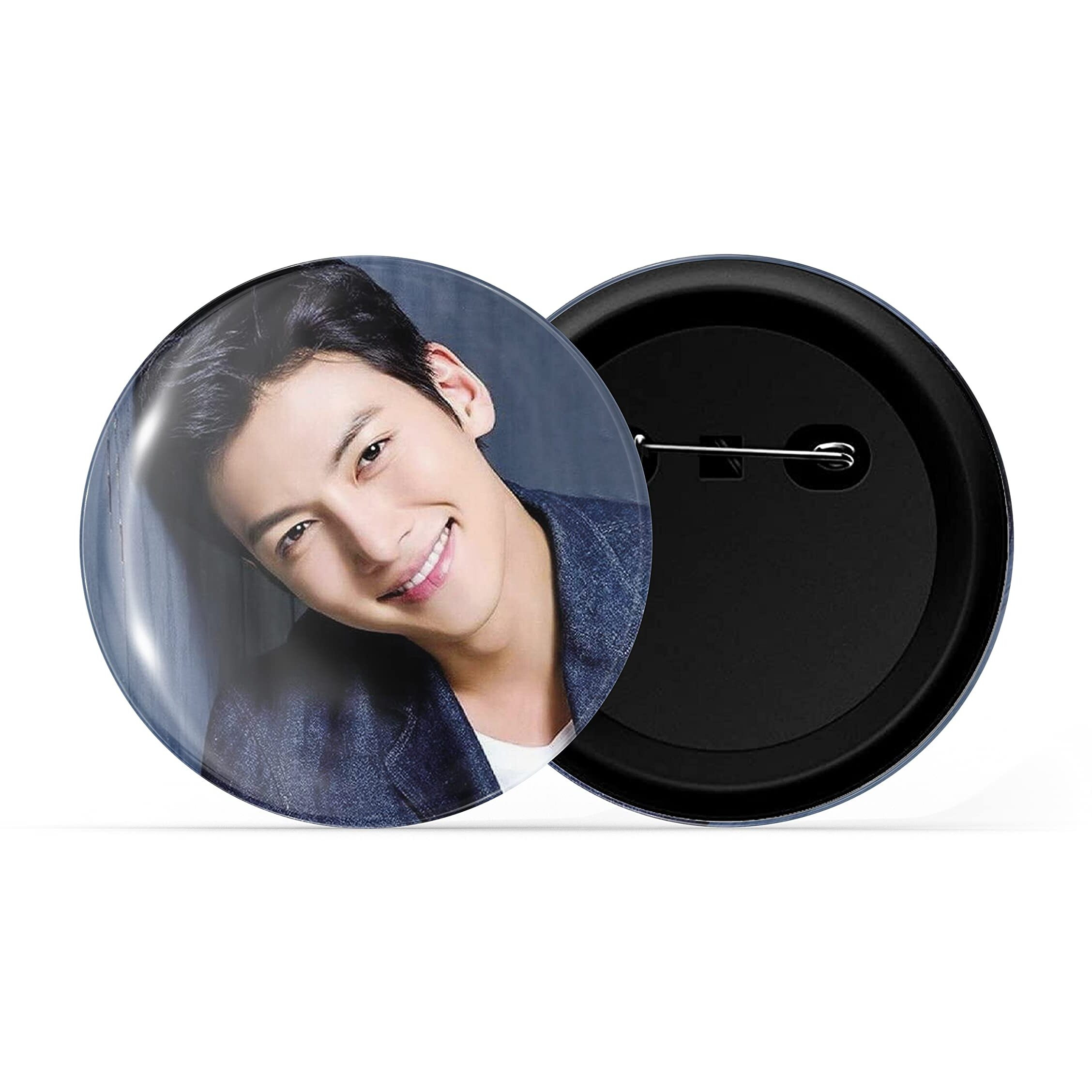Dhcrafts Pin Badges K-Drama Korean Actor Multicolour Ji Chang-Wook D13 Glossy Finish Design Pack Of 1