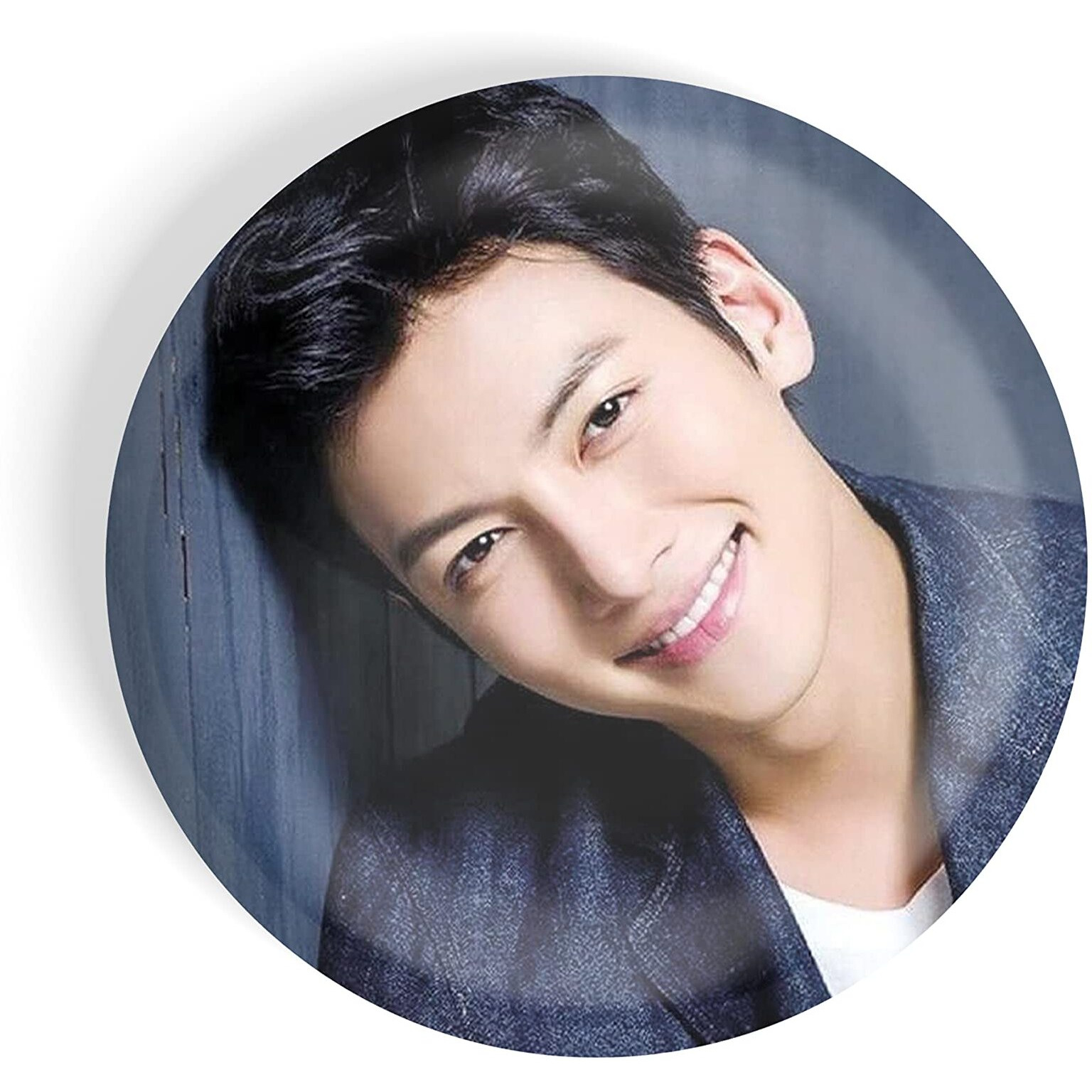 Dhcrafts Pin Badges K-Drama Korean Actor Multicolour Ji Chang-Wook D13 Glossy Finish Design Pack Of 1