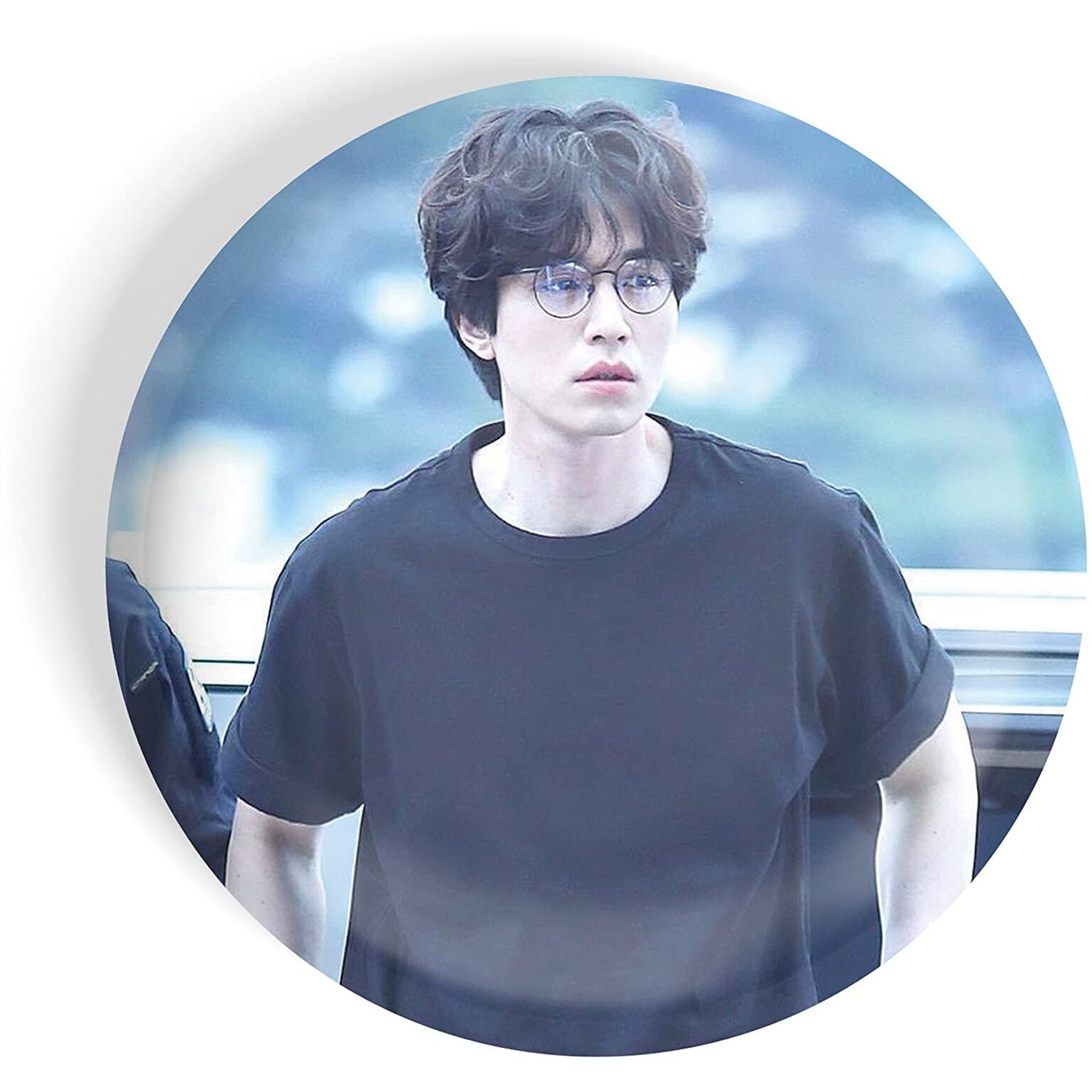 Dhcrafts Pin Badges K-Drama Korean Actor Multicolour Lee Dong-Wook D3 Glossy Finish Design Pack Of 1