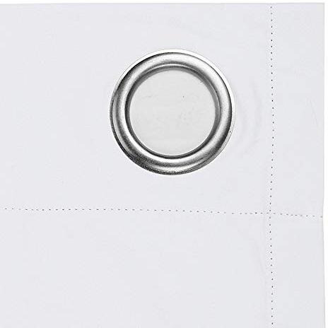 Bhoomi Impex Room Darkening Blackout Curtain Door-8 Feet, Thermal Insulated Eyelet Noise Reducing Blackout Curtains - White Solid