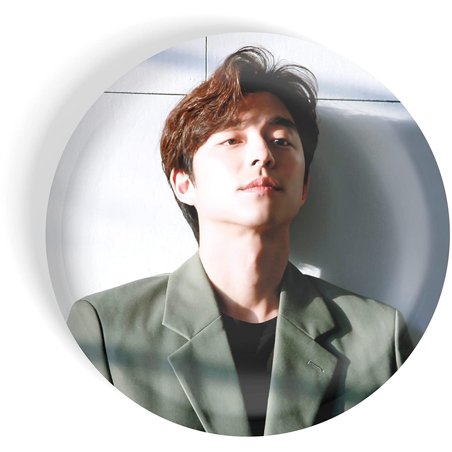 Dhcrafts Pin Badges K-Drama Korean Actor Multicolour Gong Yoo D14 Glossy Finish Design Pack Of 1