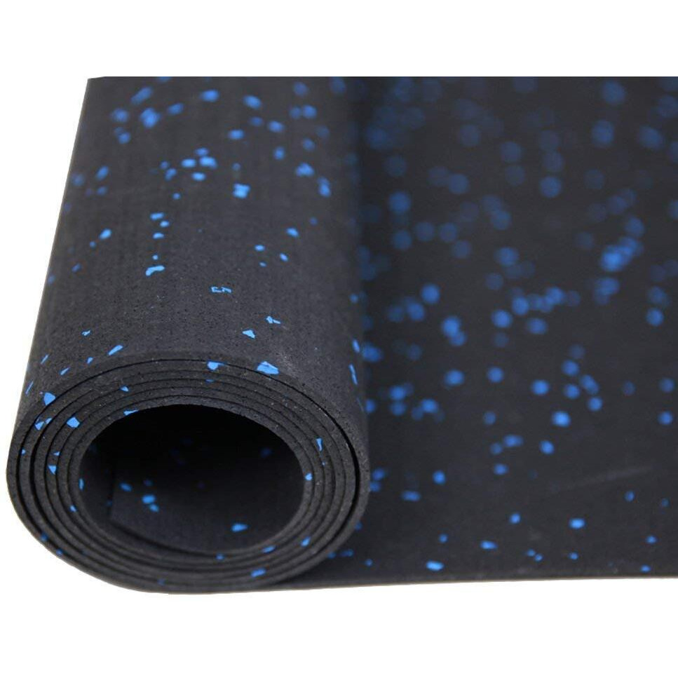 Kobo Ac-78 Exercise Equipment Mat Rubber (78&quotX 40") Treadmill Fitness Rubber Flooring Gym With Epdm (Imported) (Black)