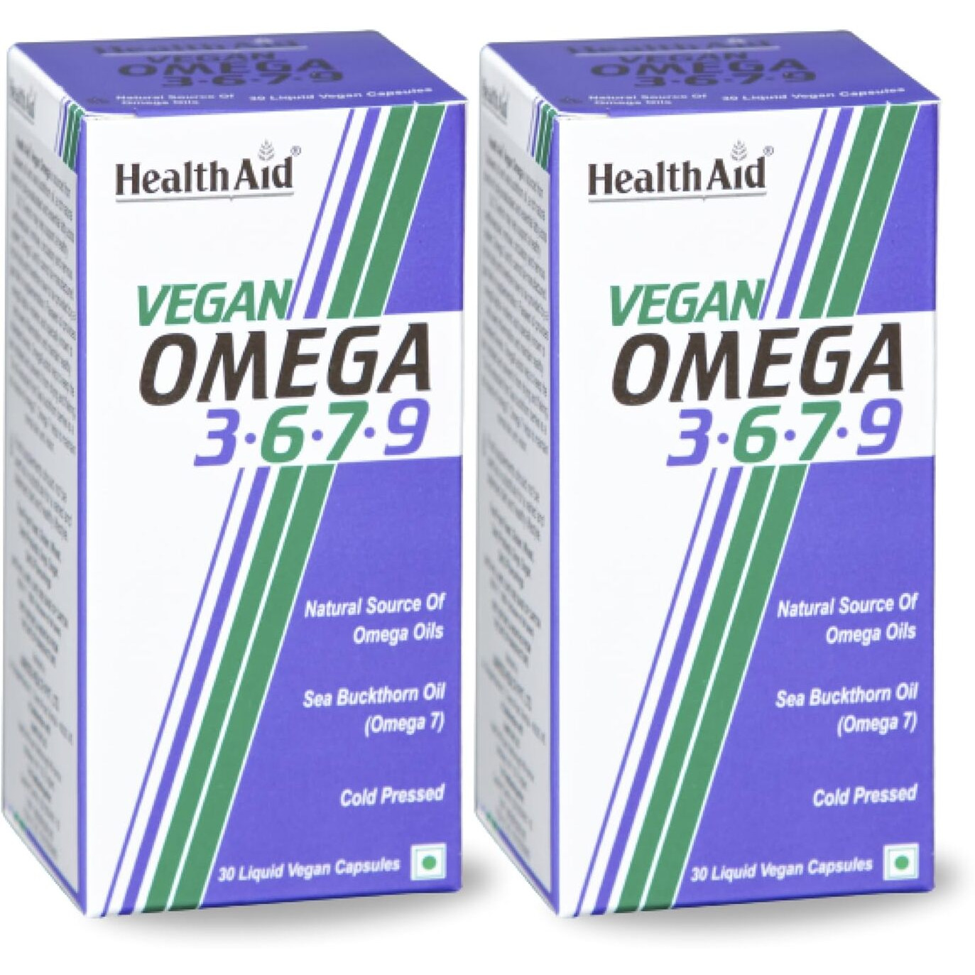 Health Aid Vegan Omega 3.6.7.9-60 Liquid Vegan Capsules