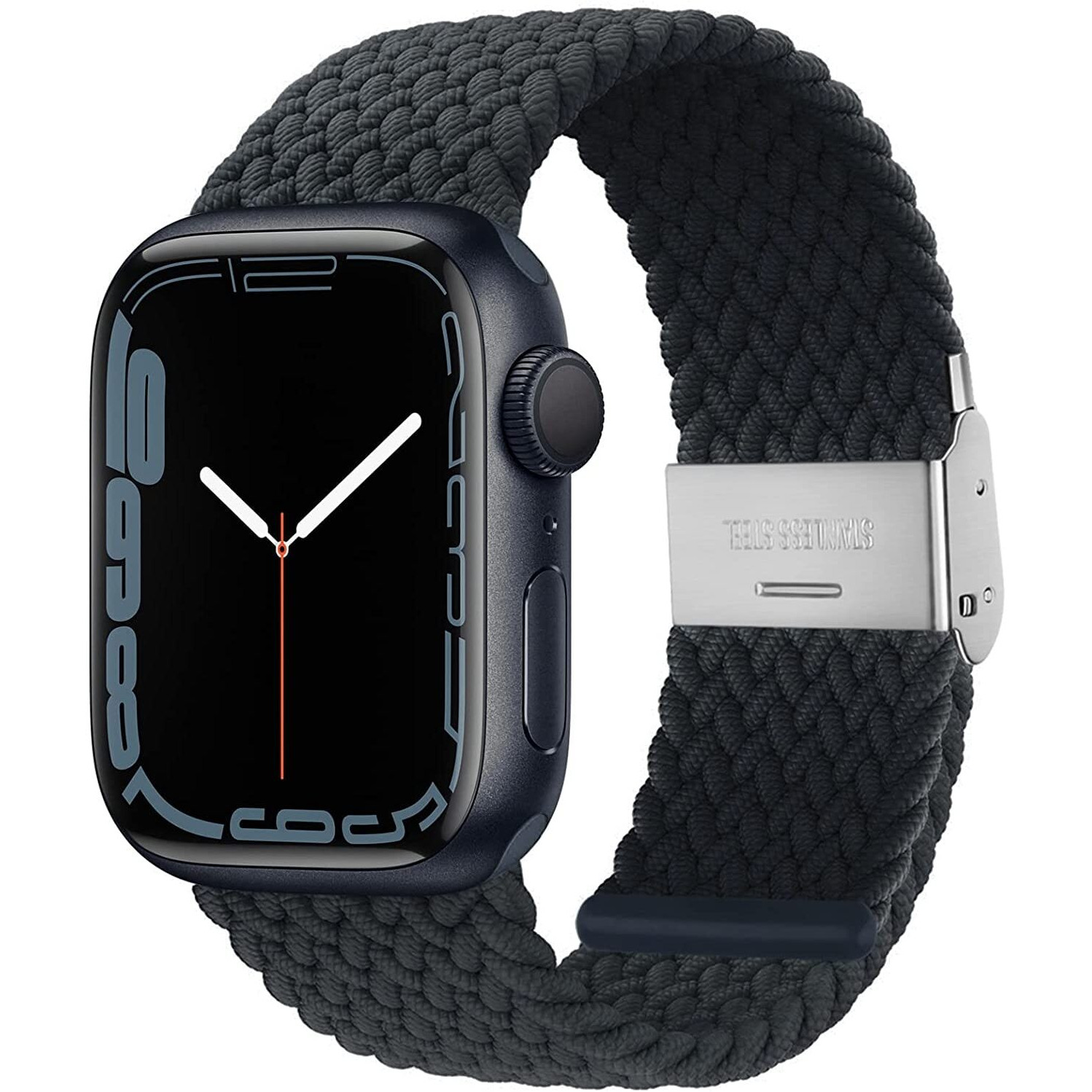 Sounce Compatible With Watch Bands 38Mm 40Mm 41Mm, Watch Bands For Women Men, Adjustable Braided Solo Loop With Buckle Elastic Sport Bands For Watch Se Series 7/6/5/4/3/2/1