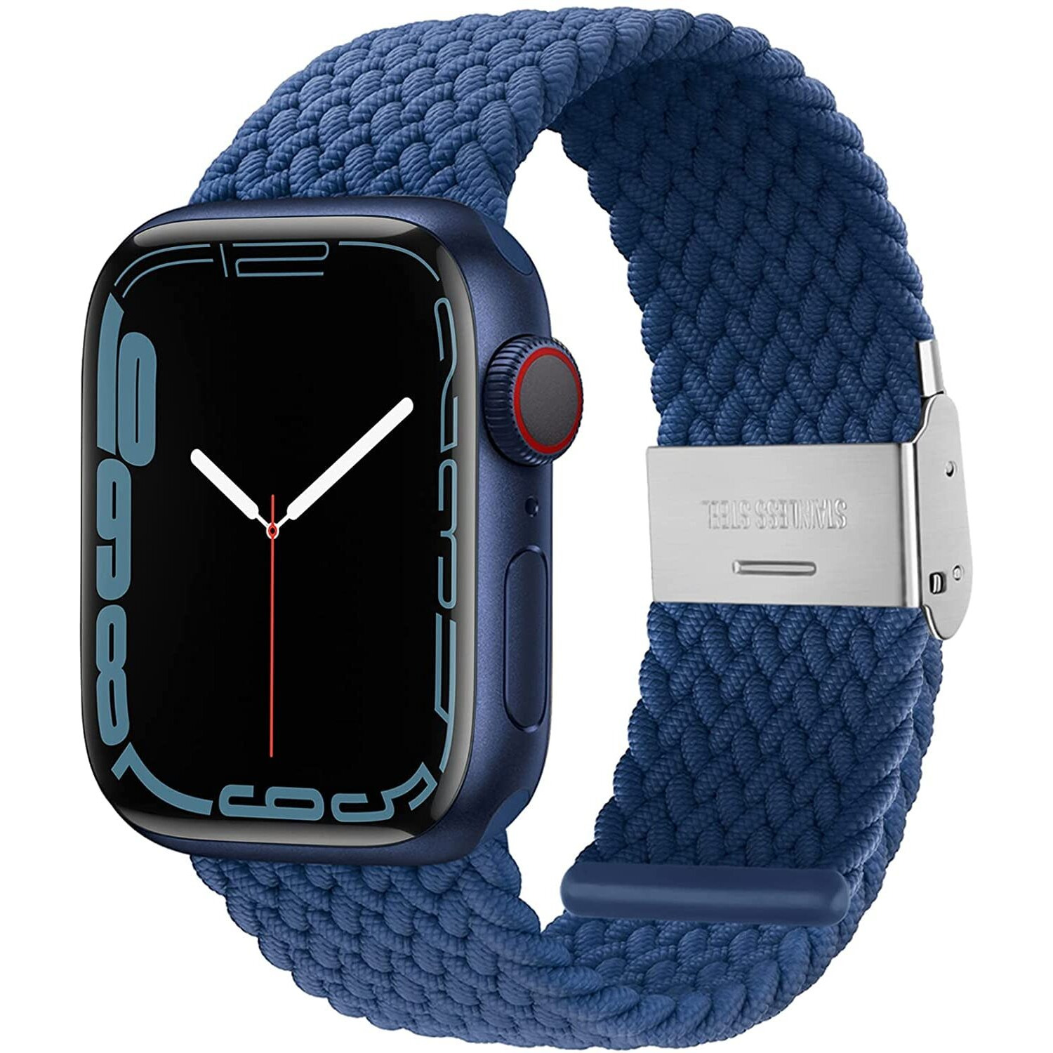Sounce Compatible With Watch Bands 38Mm 40Mm 41Mm, Watch Bands For Women Men, Adjustable Braided Solo Loop With Buckle Elastic Sport Bands For Watch Se Series 7/6/5/4/3/2/1